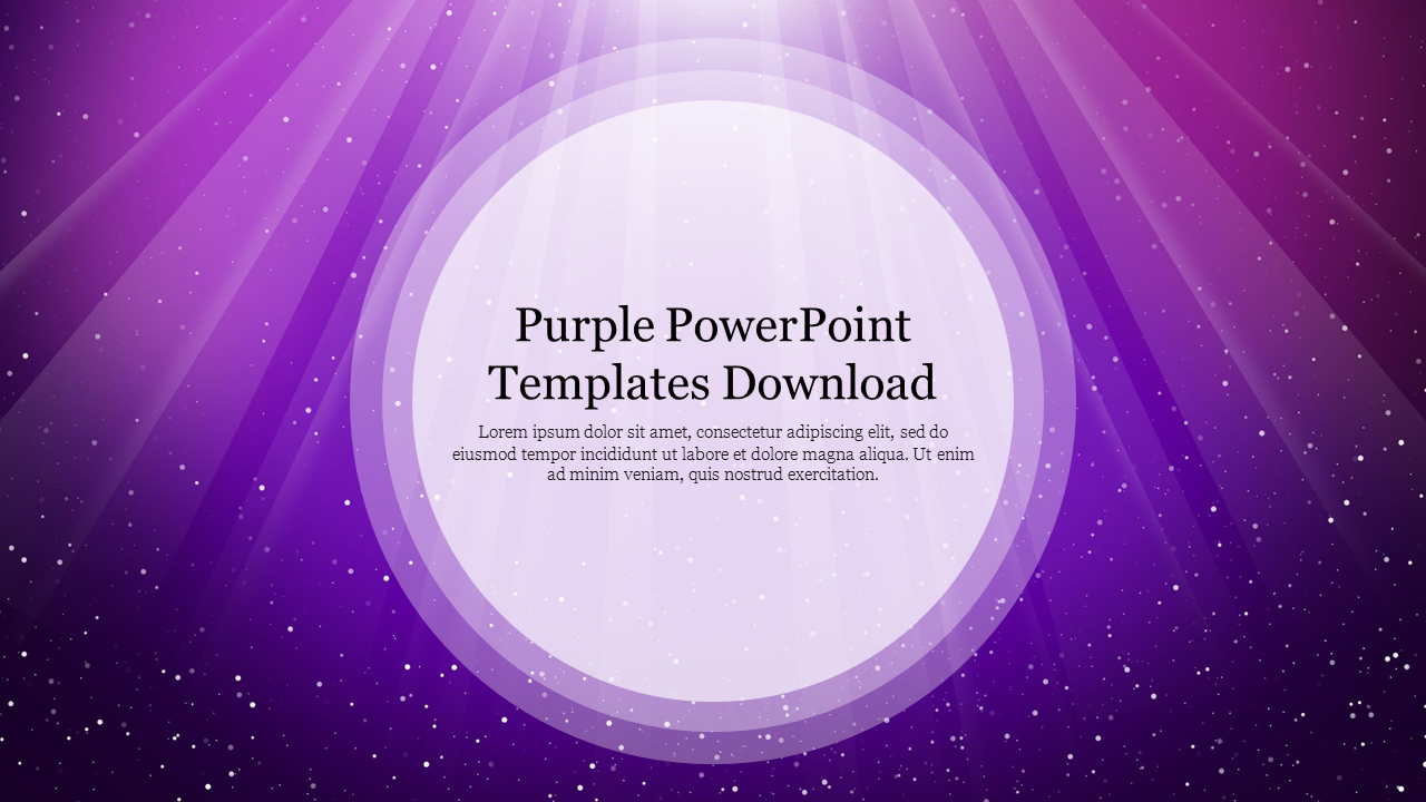 powerpoint presentation templates purple